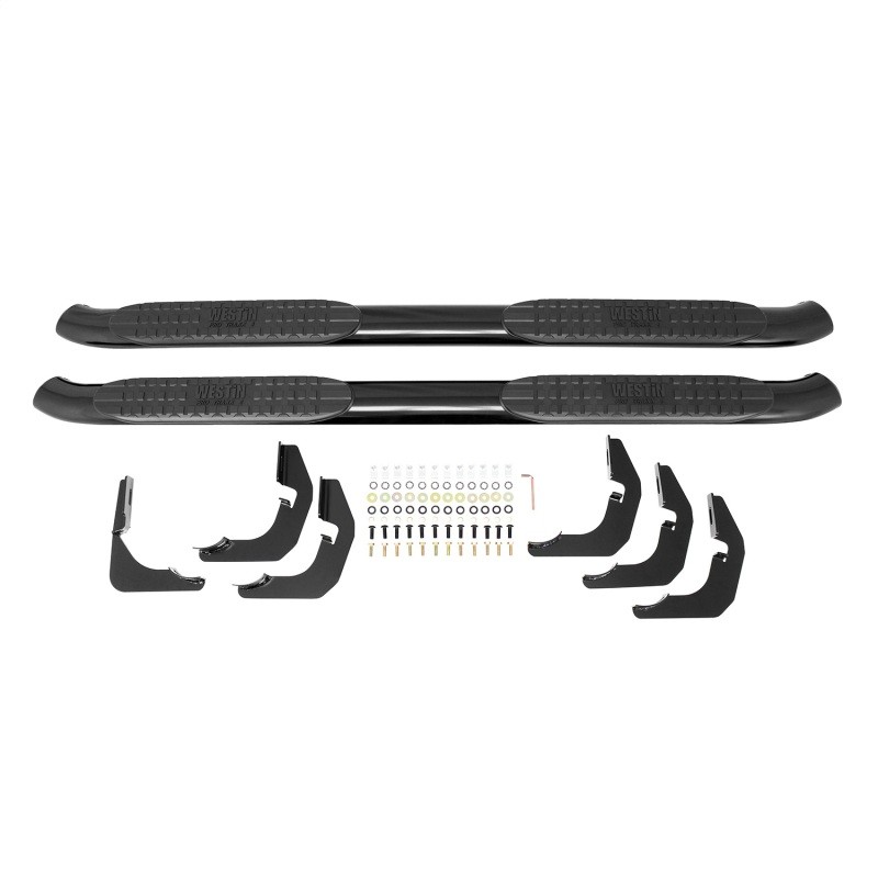 Westin Pro Traxx 4 Oval Nerf Step Bars for Toyota Tundra Double Cab