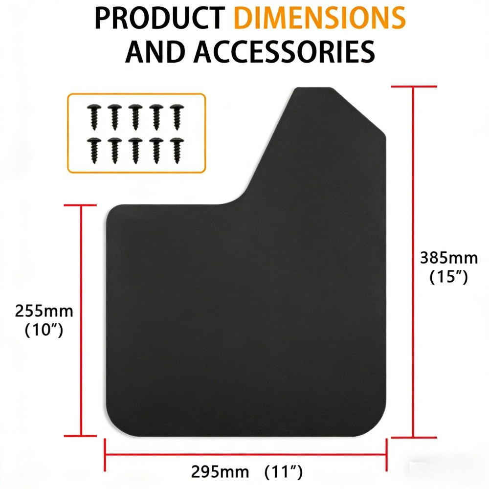 Universal Rally Mud Flaps Mudguards Splash Guards Mudflaps Fender For SUV
