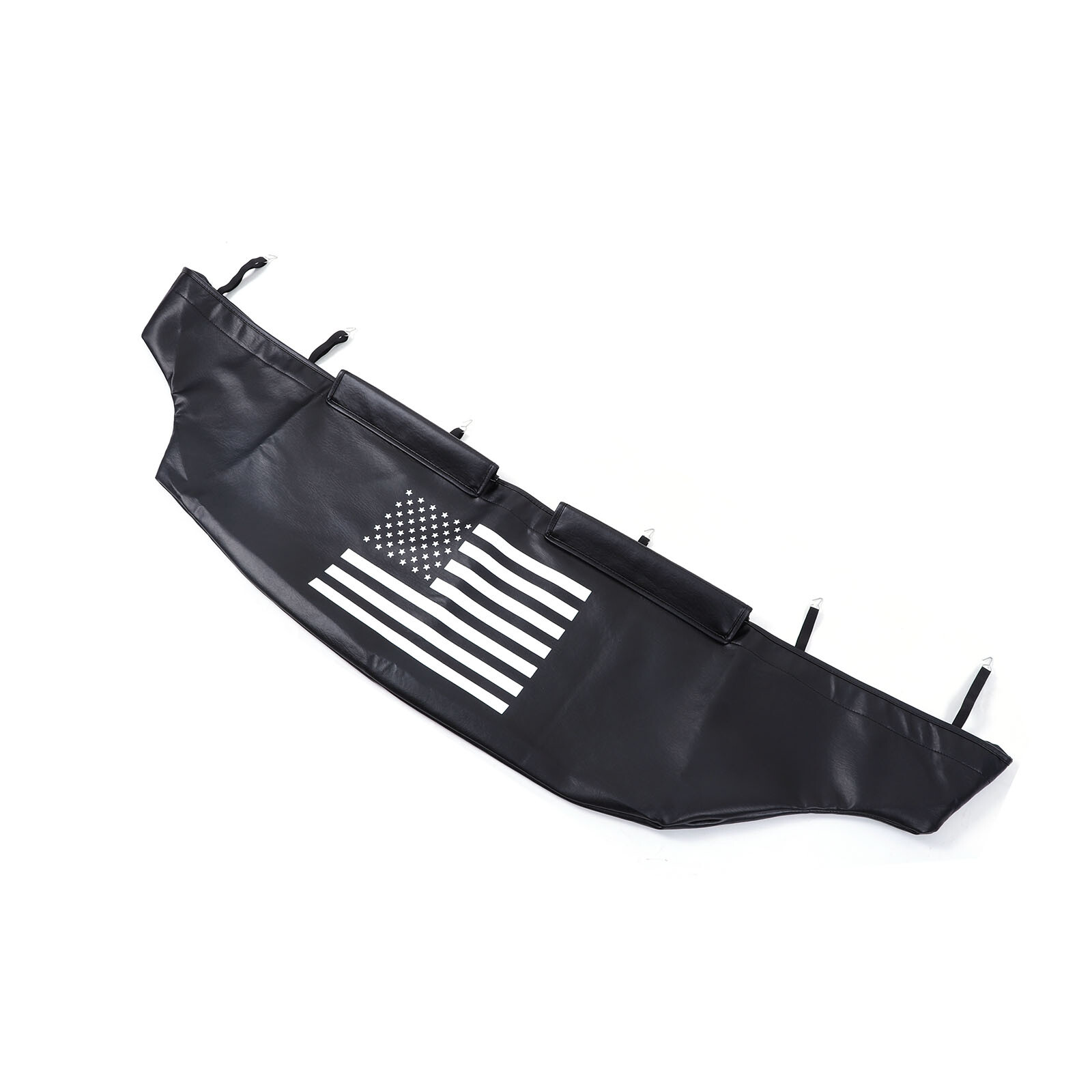 Front Bumper Lebra Car Bonnet Mask Hood Bra Fit For Fiat 500 500C 2007-24 Black