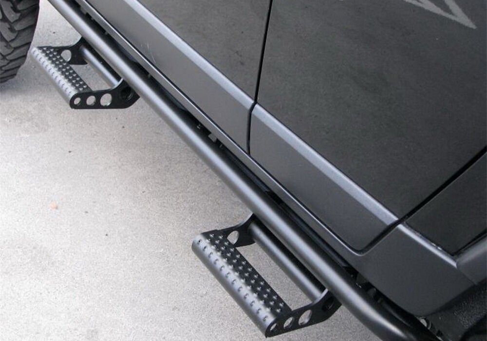N-Fab N164RKRCCS4 RKR Step System (2 Step Mounts/2 Steps) For 17-24 Nissan Titan