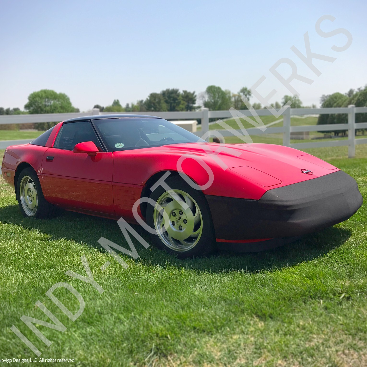C4 CORVETTE NOVISTRETCH FRONT + MIRROR COMBO BRA KIT HIGH TECH STRETCH MASK