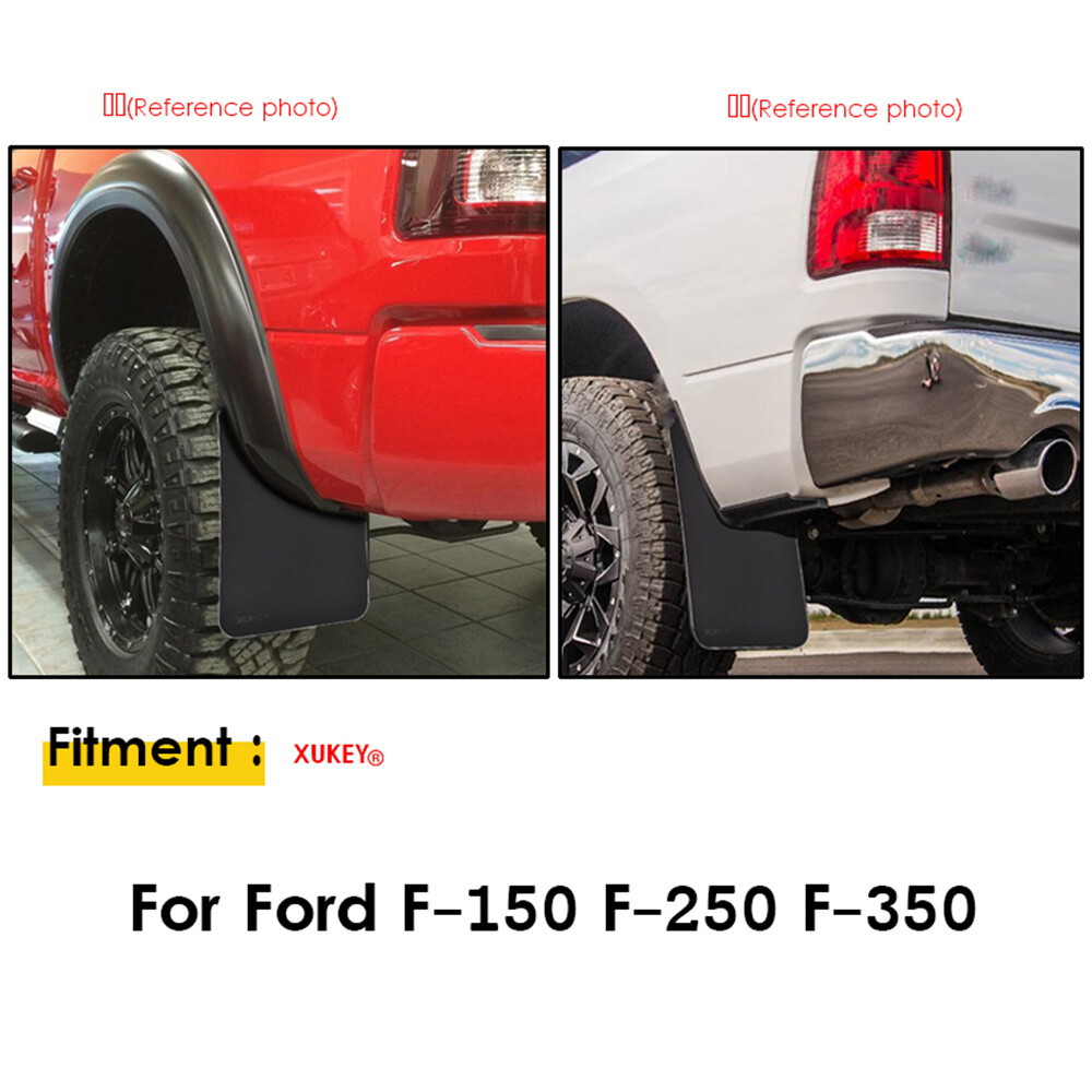 4Pcs Wide Rally Mud Flaps Splash Guards Mudguards For Ford F150 F150/250 F-Seris
