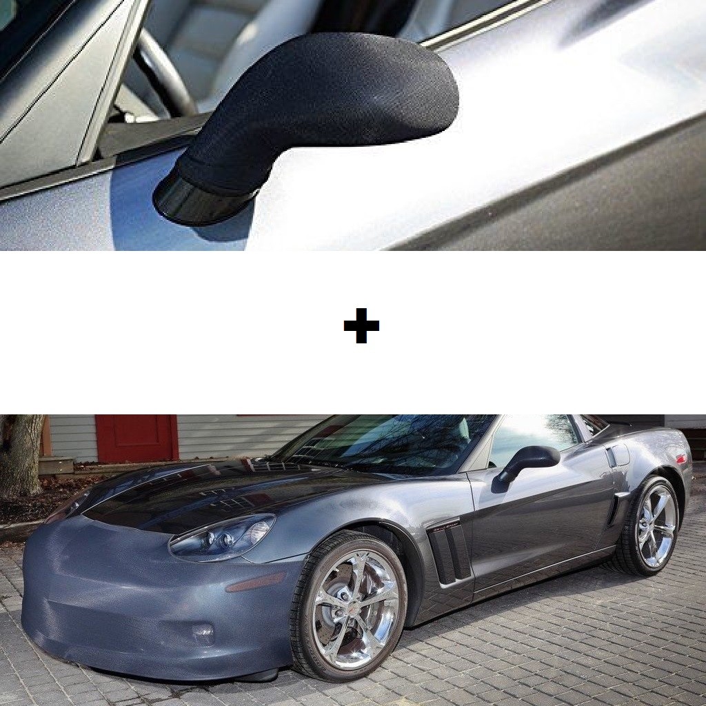 C6 GS ZO6 ZR1 427 Corvette NoviStretch Front + Mirror Stretch Bra FBM655V +MC150