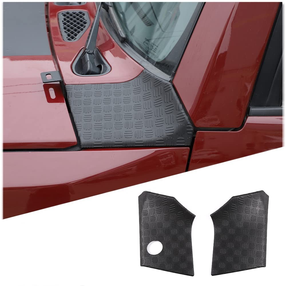 Body Armor Corner Guards Compatible with Toyota FJ Hood Side Panel, Black