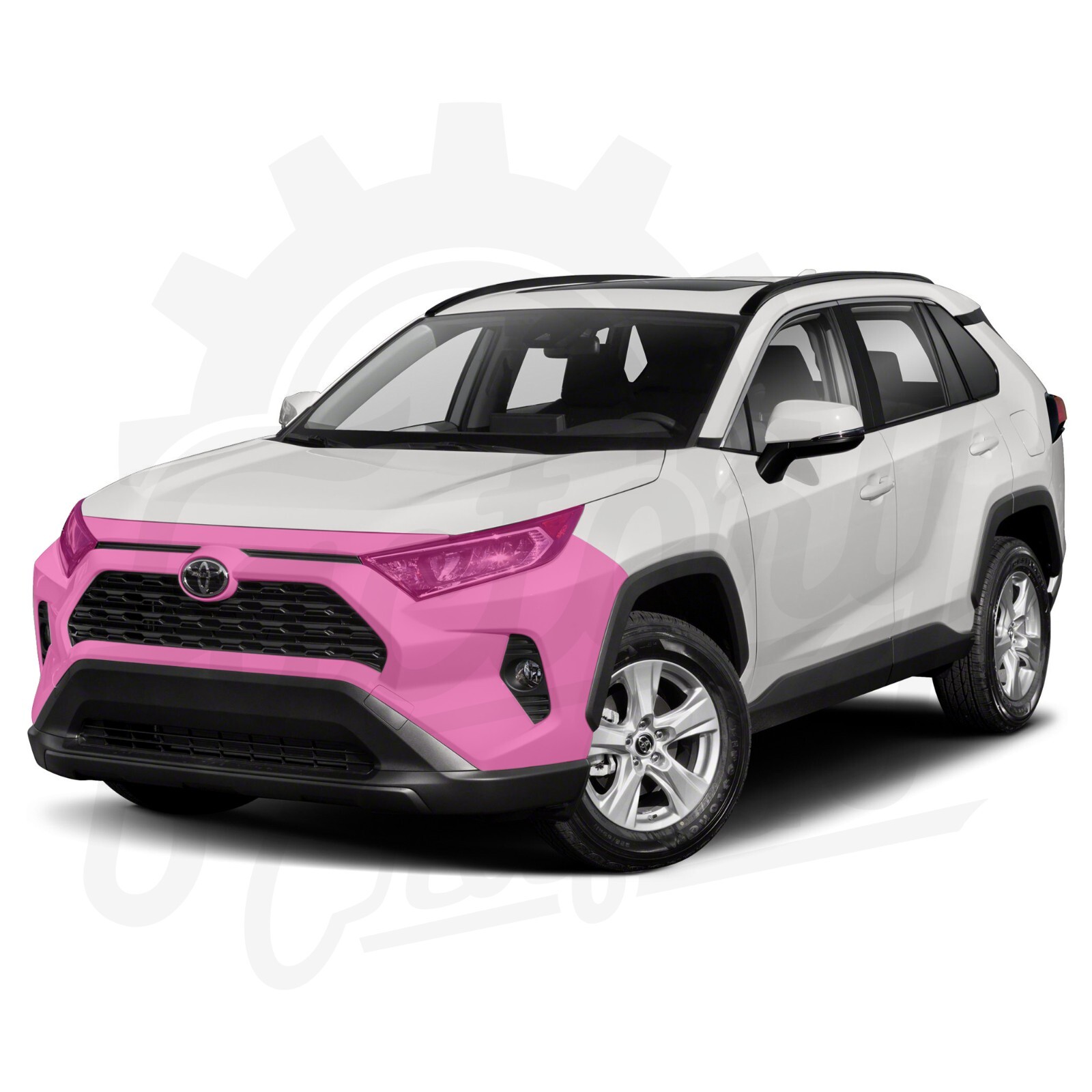 Stone Guard Paint Protection Film Clear Bra PPF For Toyota Rav4 19-22 FBLK