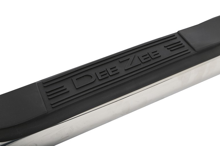 Dee Zee 3″ Cab Length Polished Round Side Steps Fits 2015 – 2025 Ford F-150 SD