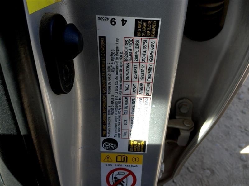 2013 TOYOTA RAV4 XLE COWL VENT PANEL