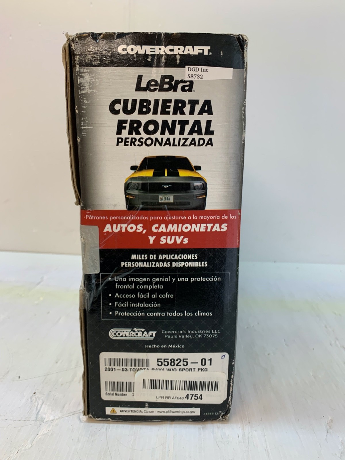 Covercraft LeBra Custom Front End Cover 2001-2003 Toyota Rav4 55825-01 S8732