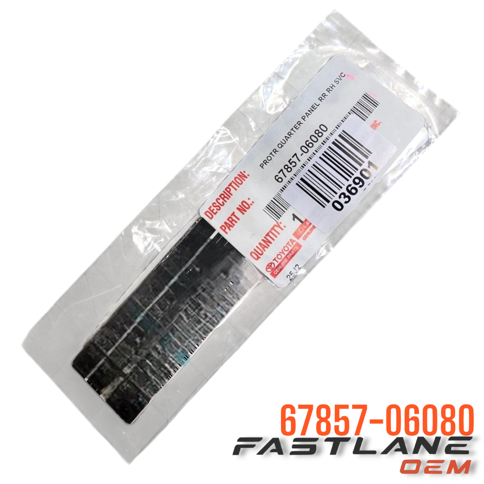 2019-2024 LEXUS ES250/300H/350 REAR RIGHT STONE GUARD NEW OEM 67857-06080