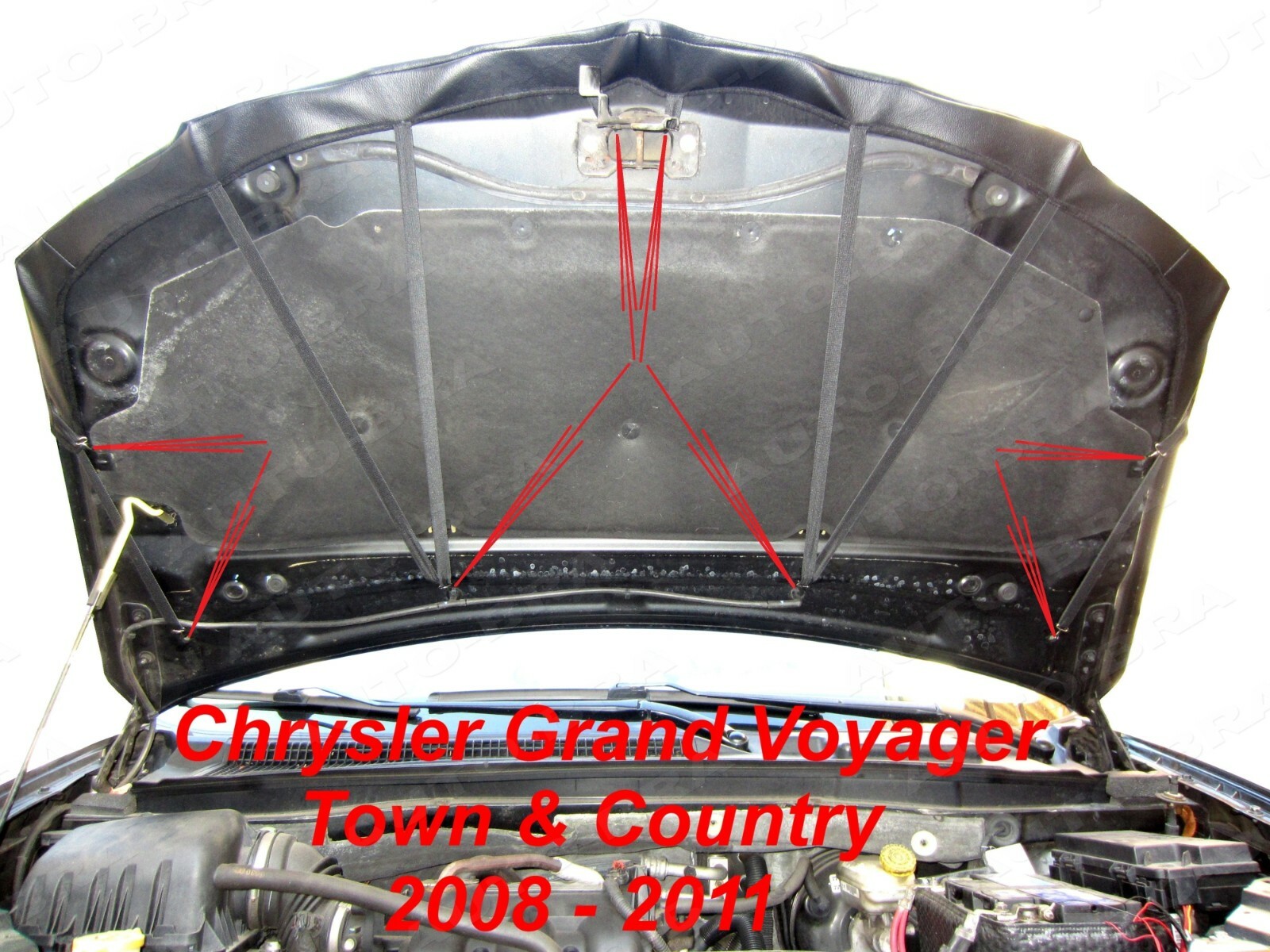 CAR HOOD BONNET BRA Chrysler Voyager Town & Country 2008-2011 MASK BRA DE CAPOT