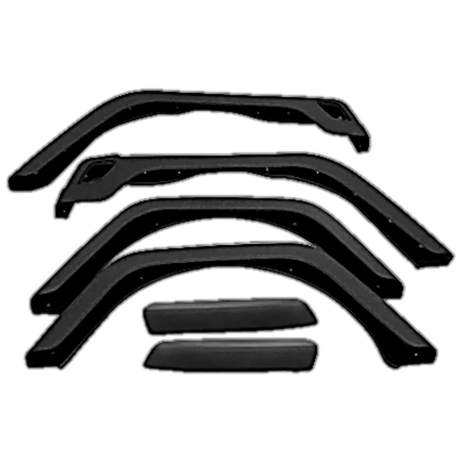 Jeep Fender Flare Kit – Durable Black Plastic Replacement for Off-Roading