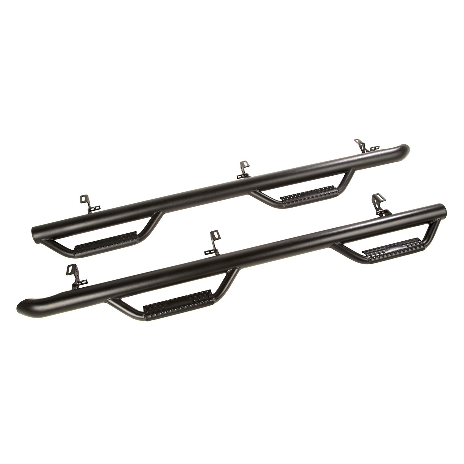 Rugged Ridge Spartan Nerf Bar Kit Textured Black 18-20 for Jeep® for Wrangler J