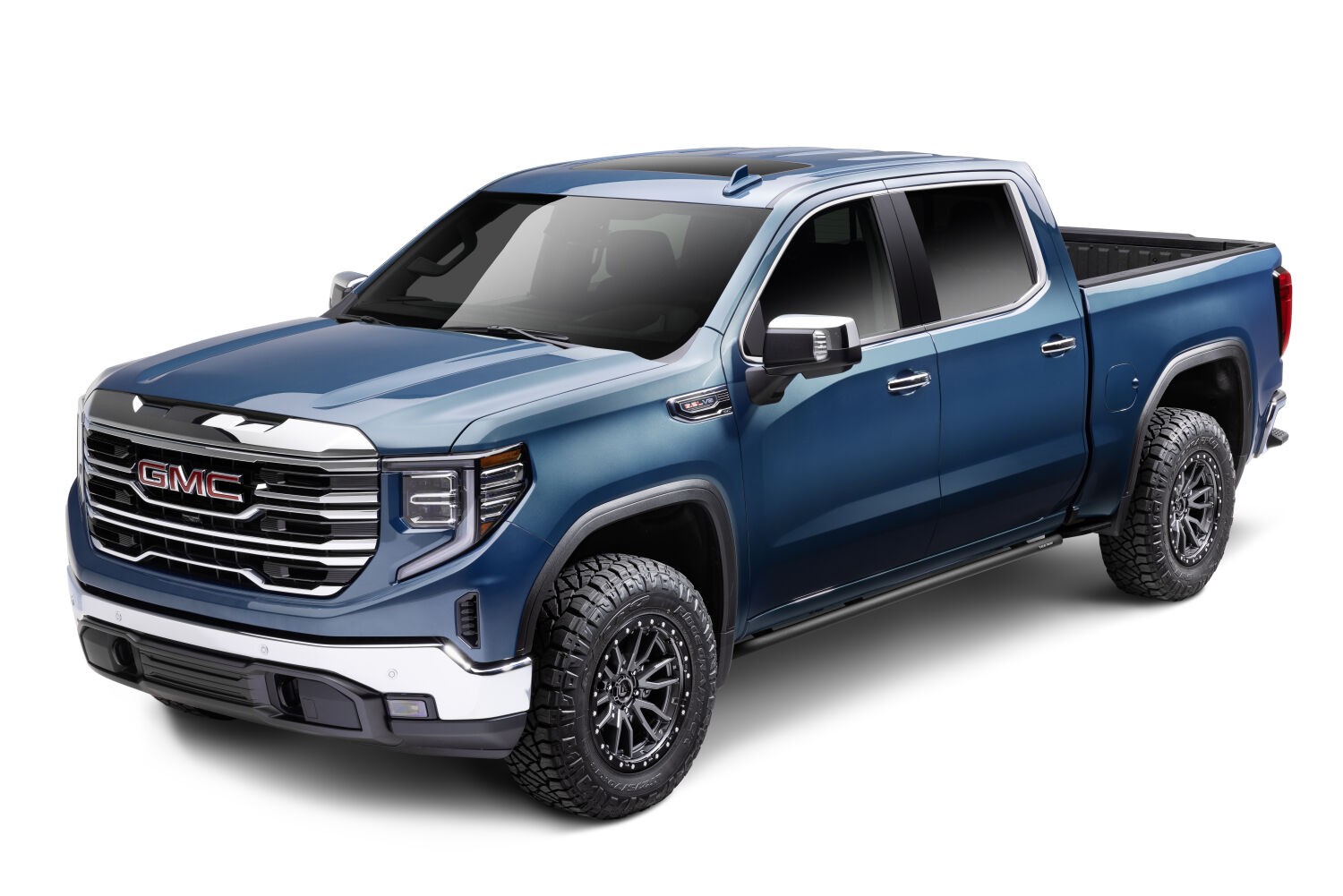 N-Fab C194RKRCC RKR Rock Rails – Cab Length For 2019-2025 Silverado/Sierra 1500