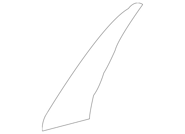 Genuine Porsche 2005-2012 Stone Guard Film Left Part #98750482502