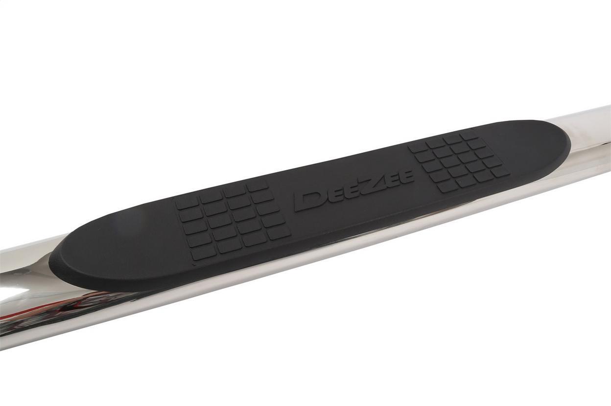 Dee Zee Stainless Steel Side Steps 4 in. Oval Cab Length +SS/NB/OVAL Fits Chevy