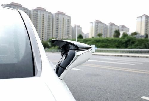 For Lexus ES 2019-2025 abs Gloss Black Side Rearview Mirror Cover Trim 2PCS