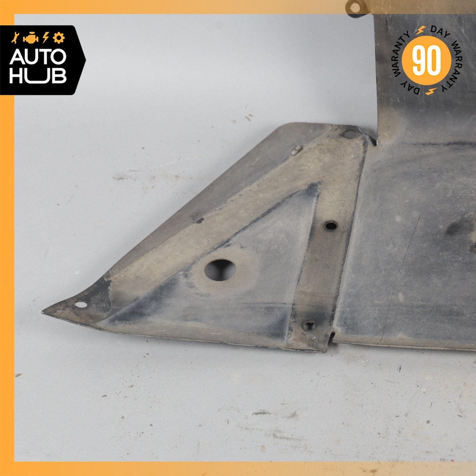 05-18 Mercedes W463 G550 G63 Rear Lower Fuel Tank Skid Plate Metal Shield OEM