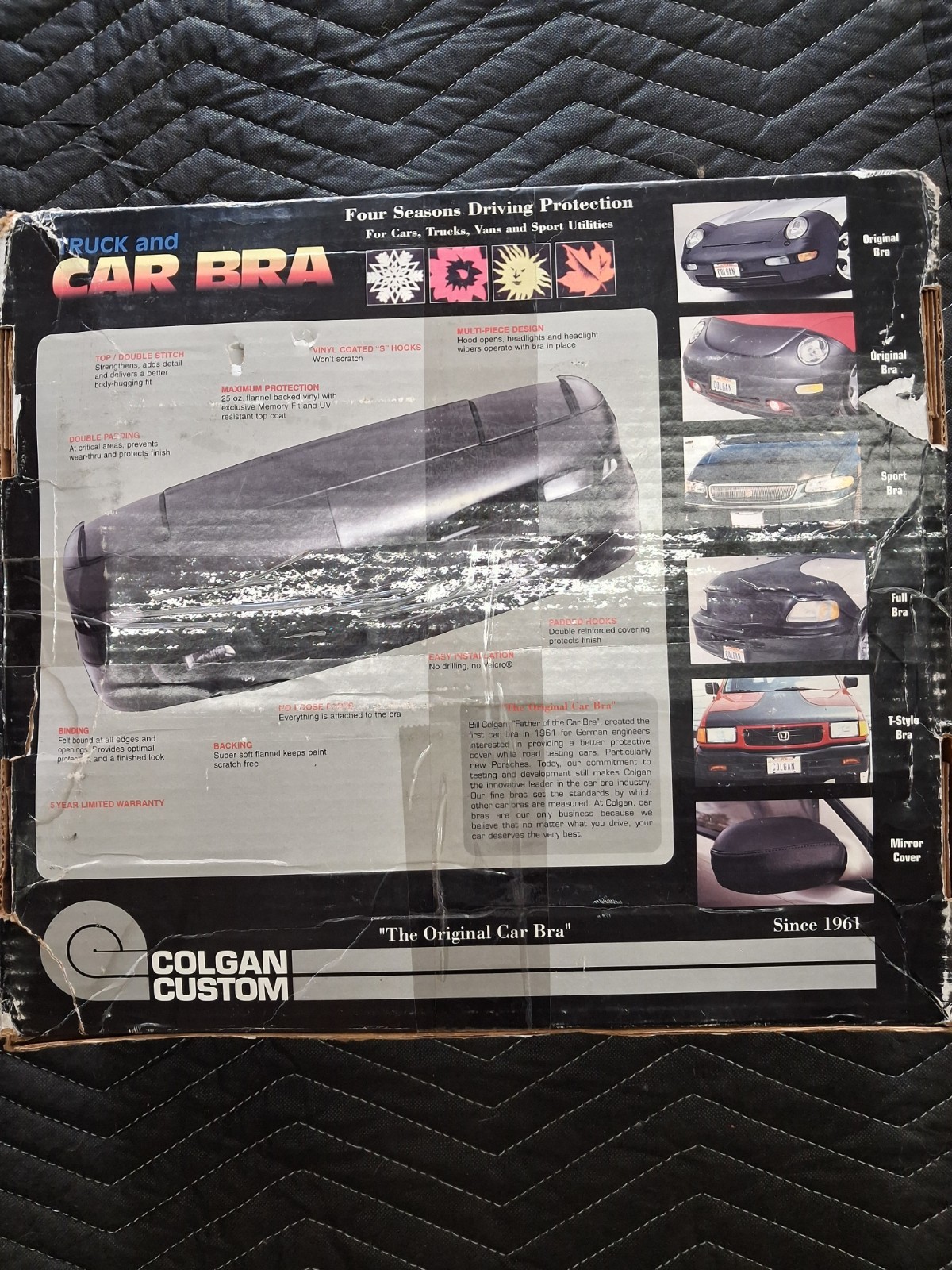 2001 BMW 540i Car Bra Bumper Bra