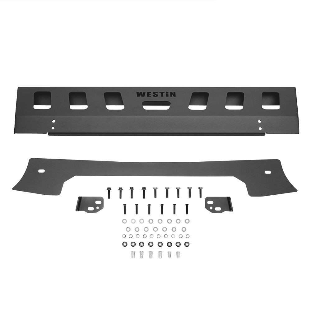 Westin WJ2 Front Bumper Skid Plate (Unlighted) Black 59-80095