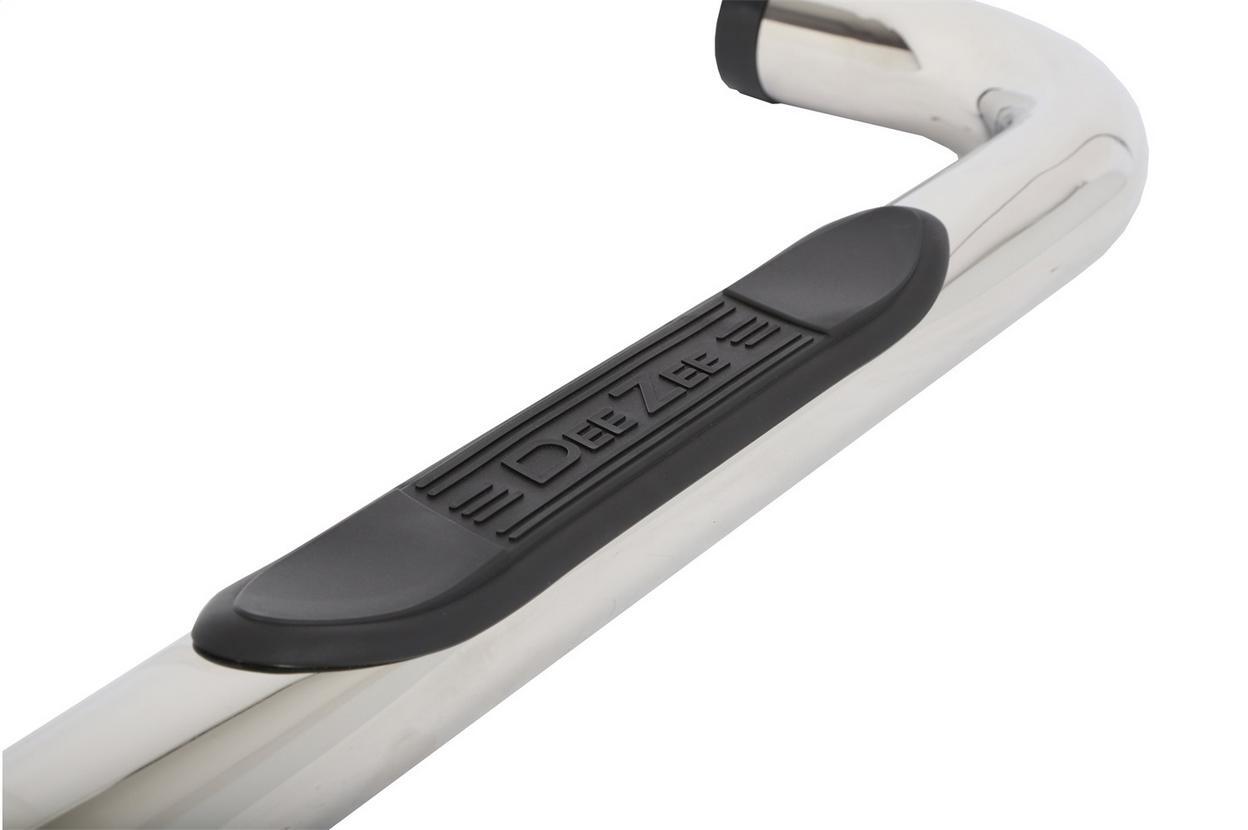 Dee Zee Stainless Steel Side Steps 3 in. Round Cab Length +SS/NB Fits Chevy SILV