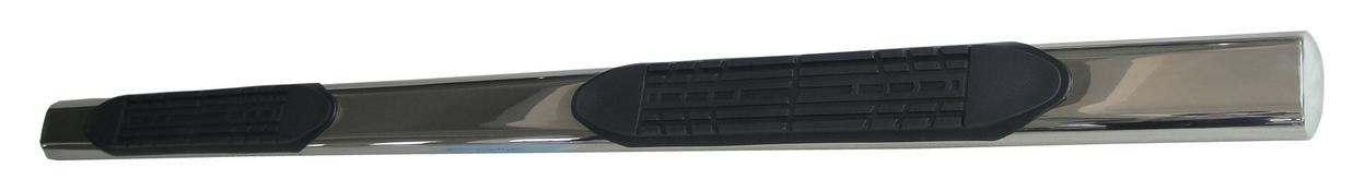 TrailFX A1523S 4 Inch Oval Straight Pol Stainless Steel Rocker Panel Mount