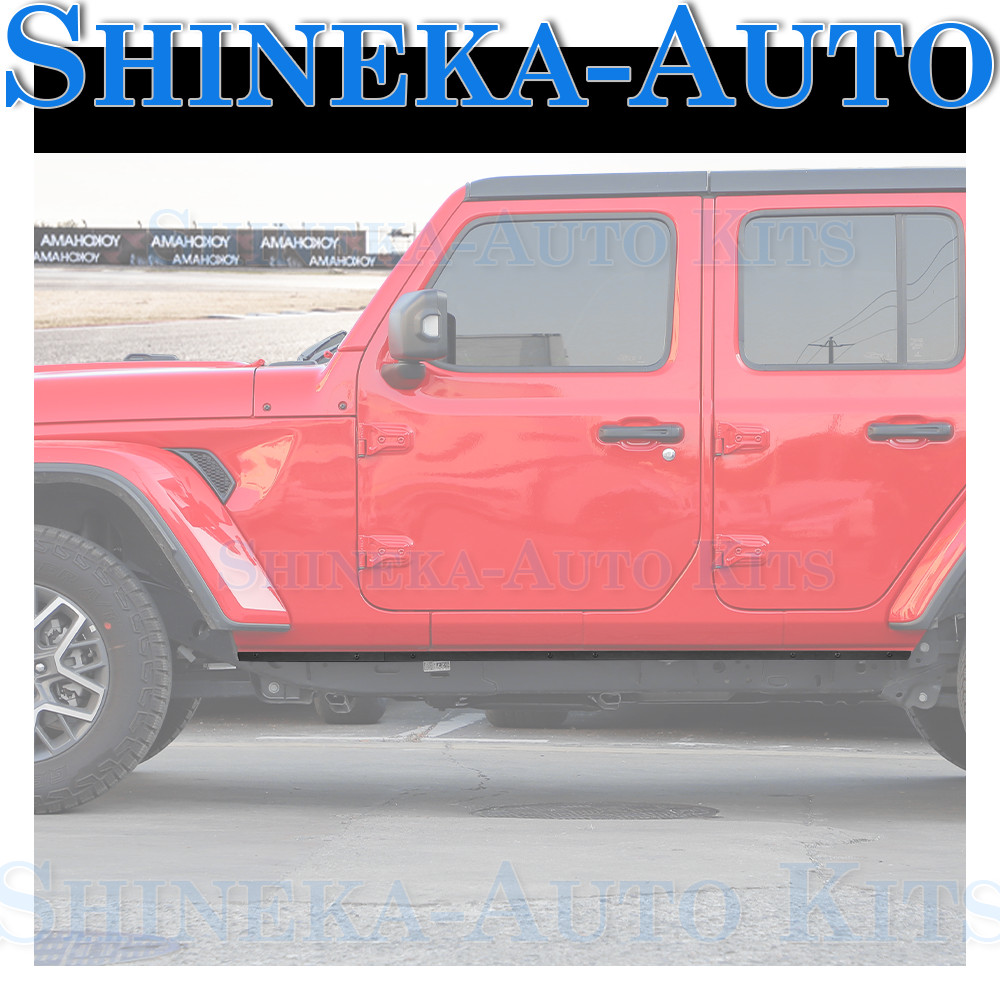 FOR 18+ JEEP WRANGLER JL JT CAR PINCH WELD COVER TRAIL ARMOR ROCKER PANEL GUARD