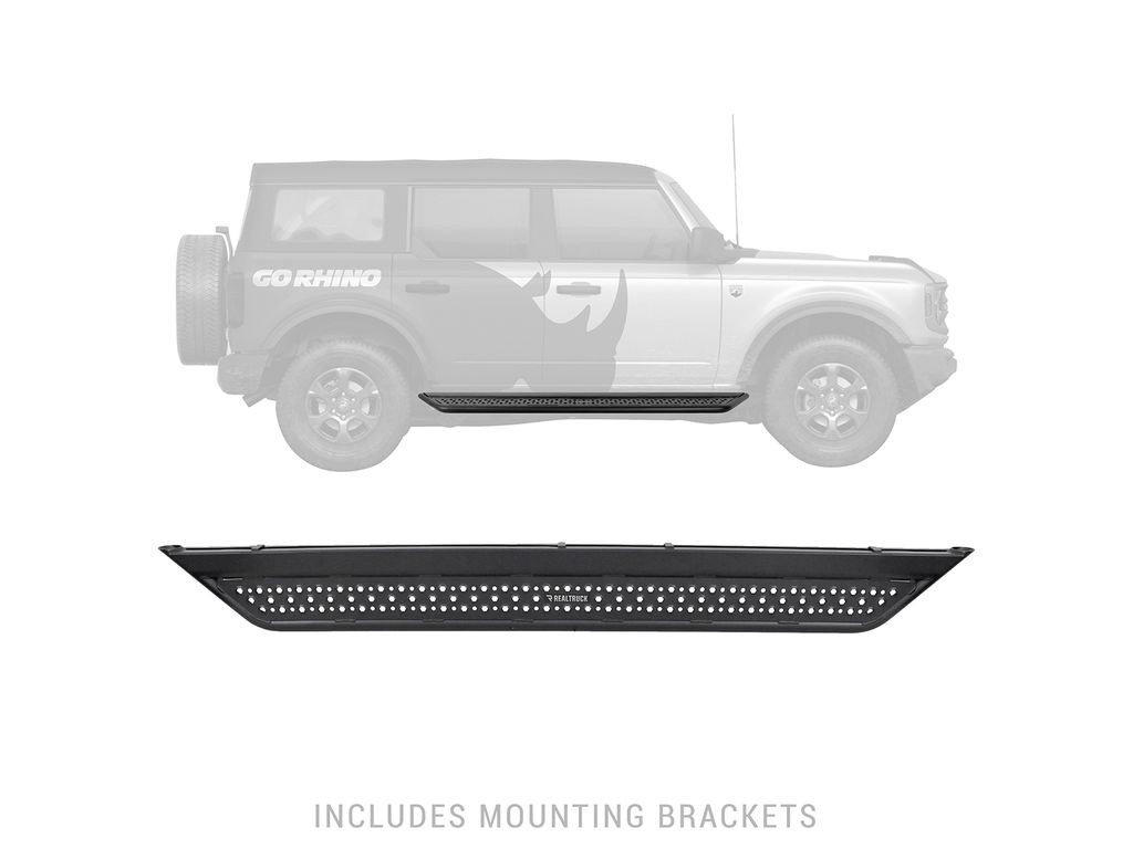 Go Rhino Dominator D6 Running Boards Fit 2018-2026 Jeep Wrangler JL D64506T