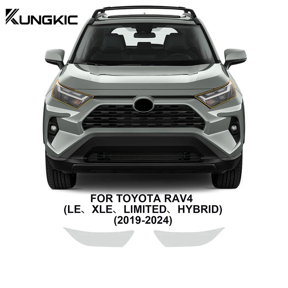 For Toyota RAV4 Hybrid XA50 2019-2024 Front Headlight Precut Paint Protection
