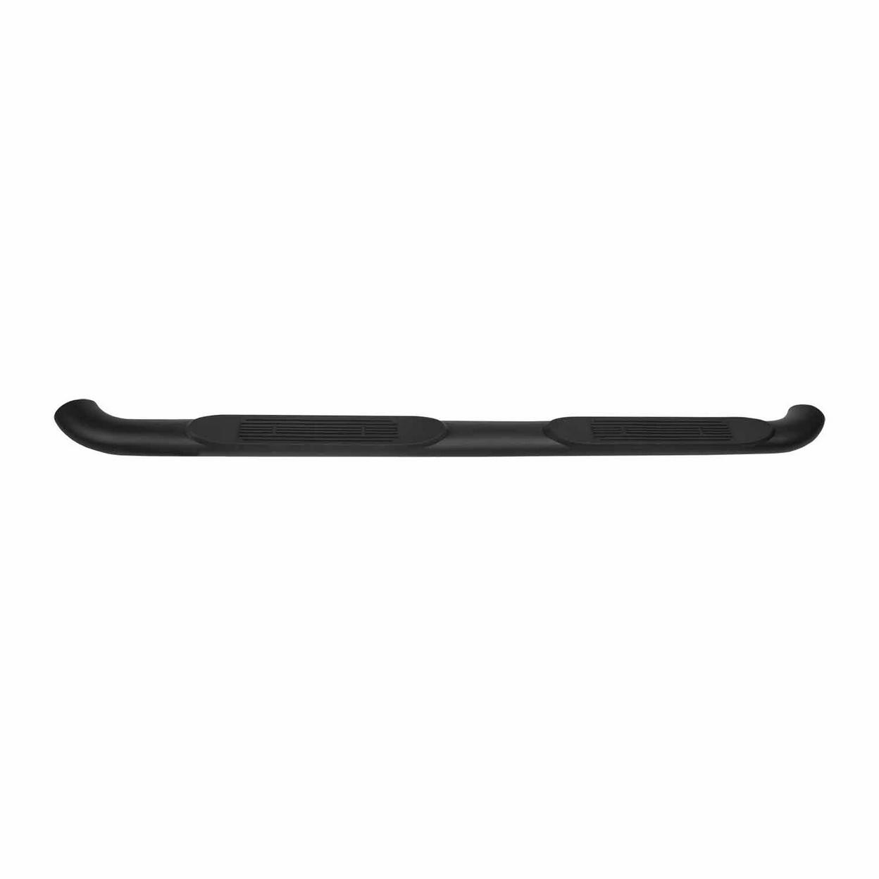 TrailFX A1003B 4 Inch Oval Bent Powder Coated Titanium Black Mild Steel Rocker P