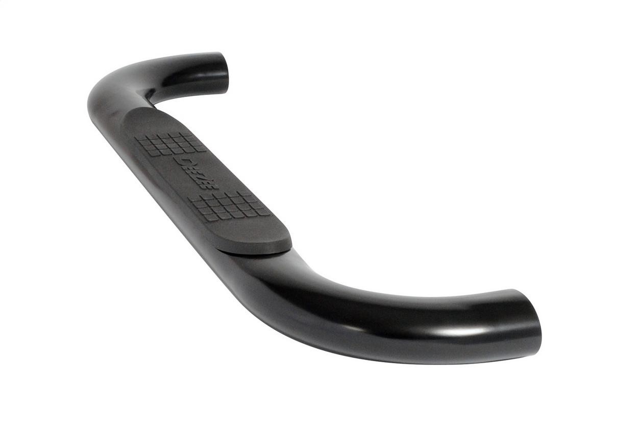Dee Zee DZ372519 Textured Black Steel Side Steps 4 in. Oval Cab Length