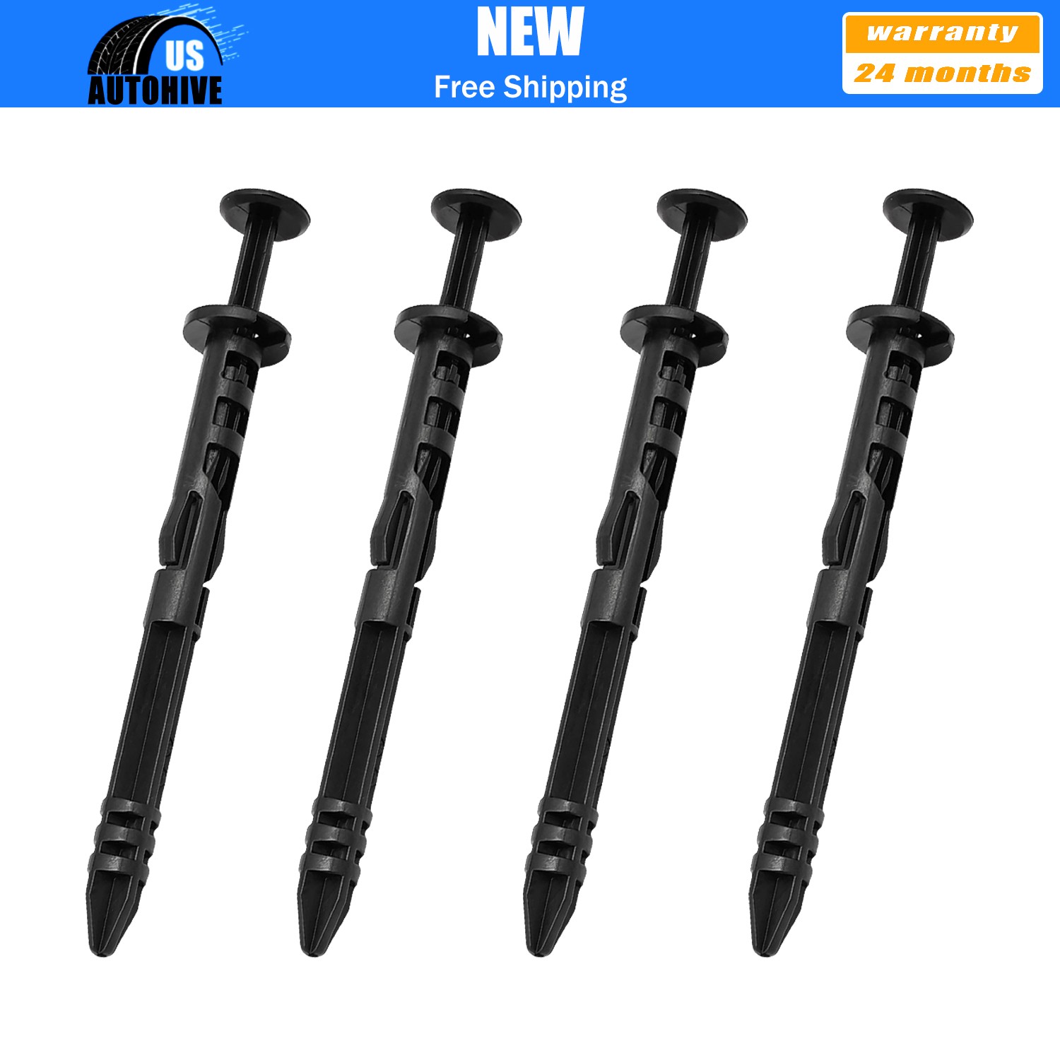 New Set of 4 Shield Pins 80A512182 For Audi A6L 2019-on Q5L 2018-on