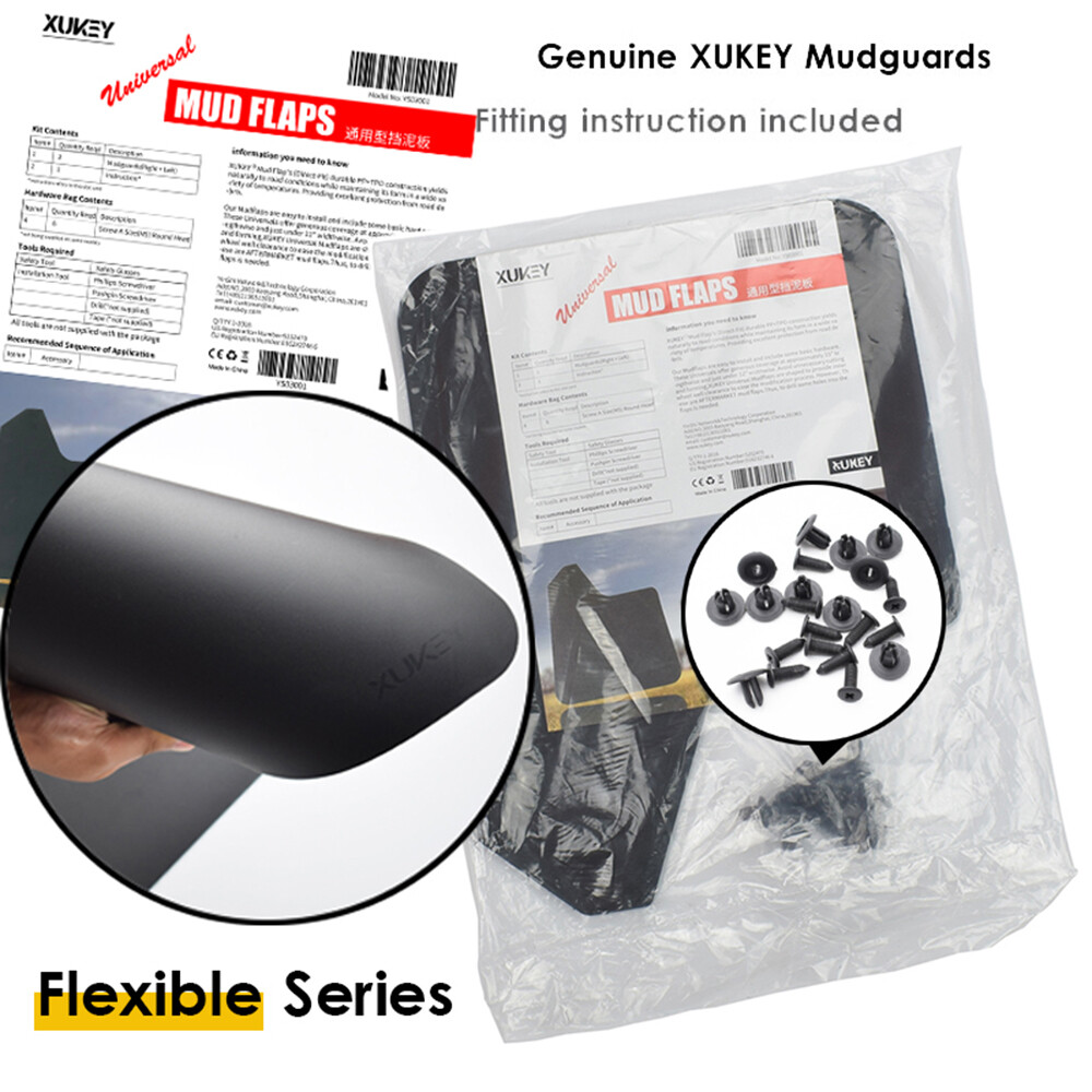 4Pcs Wide Rally Mud Flaps Splash Guards Mudguards For Ford F150 F150/250 F-Seris
