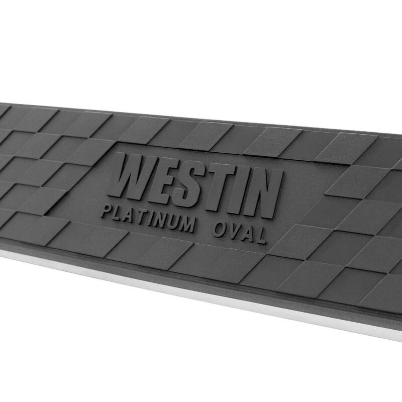 Westin Platinum 4 Oval Nerf Step Bars for Dodge Ram Mega Cab 06-09 – Black