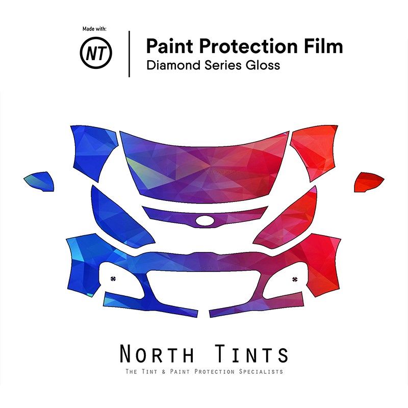PreCut Paint Protection Film Clear Bra PPF for KIA Rio 5-Door Hatch 2012-2015