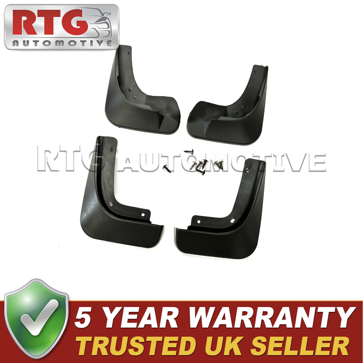 Tailored Mud Flaps Set of 4 For Skoda Fabia 2011-2015 RTG