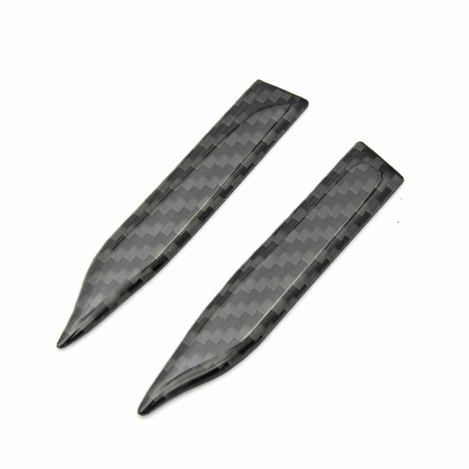 2x Cars SUVs Side Mirror Edge Carbon Fiber Anti Scratch Protector Guard Stickers