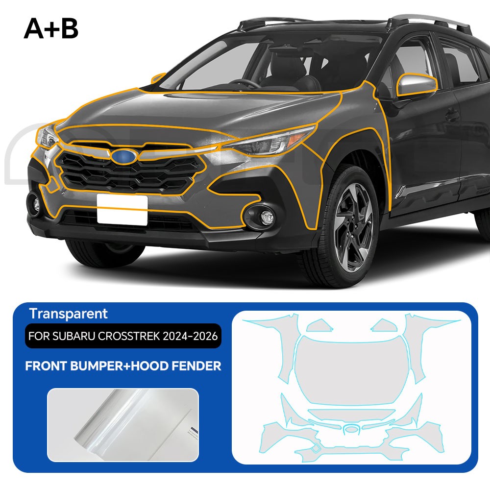 For Subaru Crosstrek 2024-2026 Full Front Precut Paint Protection Film PPF TPU