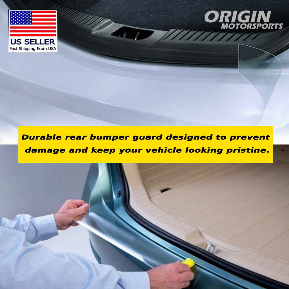 PreCut Clear Rear Bumper Deck Paint Protection Film PPF For 2019-2025 Audi A6