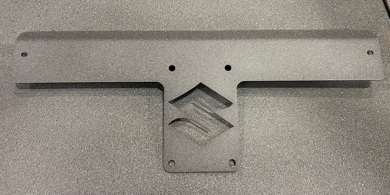 Suzuki Samurai Trail-Lite spare tire carrier block off plate custom mount