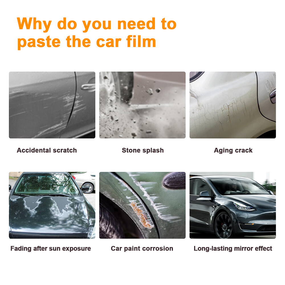 For Tesla Model Y 2020-2026 Sunroof PreCut Paint Protection Clear Film TPU PPF