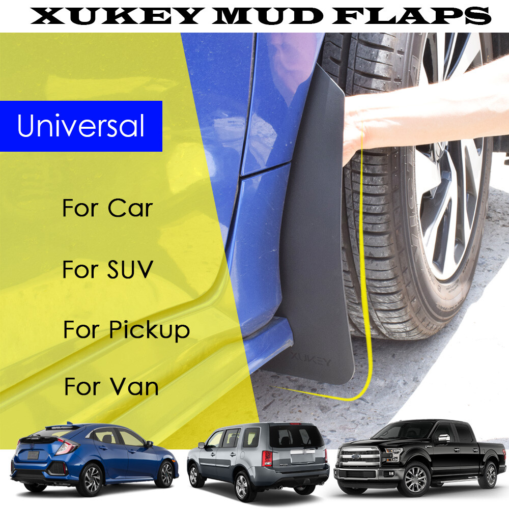 XUKEY Universal Rally Mud Flaps Mudguards Splash Guards Mudflaps Fender For SUV