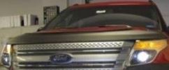 Lebra Hood Protector Mini Mask Bra Fits Ford Explorer 2011 2012 2013 2014 2015