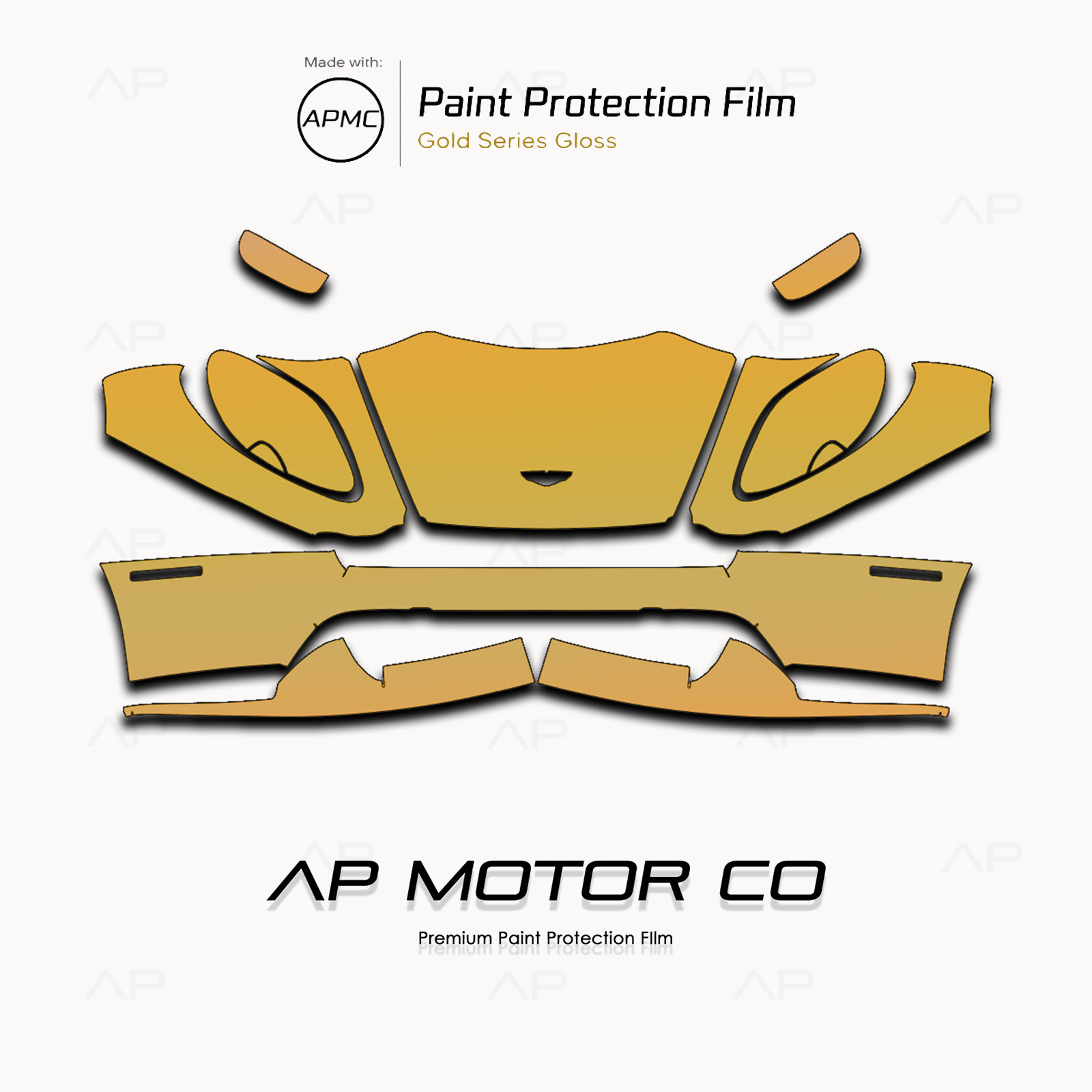 Aston Martin V12 Vantage S 2015-2017 PreCut Paint Protection Film Clear Bra PPF