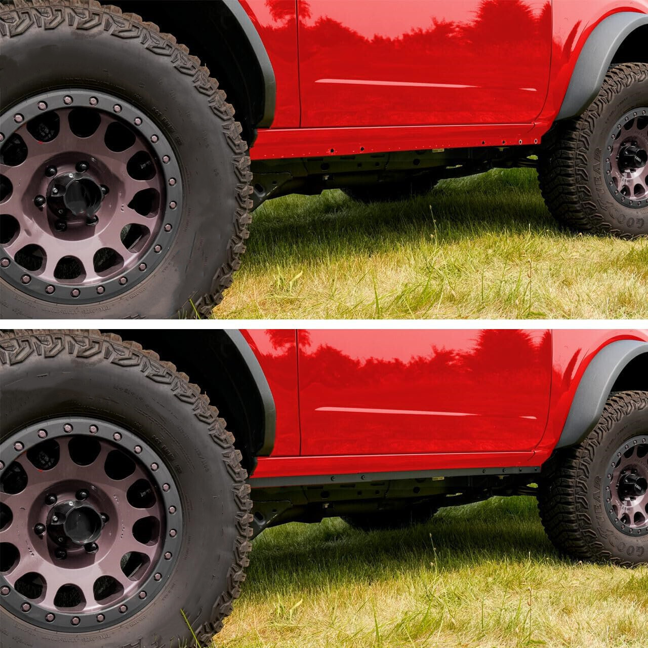 Pinch Weld Cover Fit for Ford Bronco 2-Door 2021-2023 Trail Armor Rocker Panels
