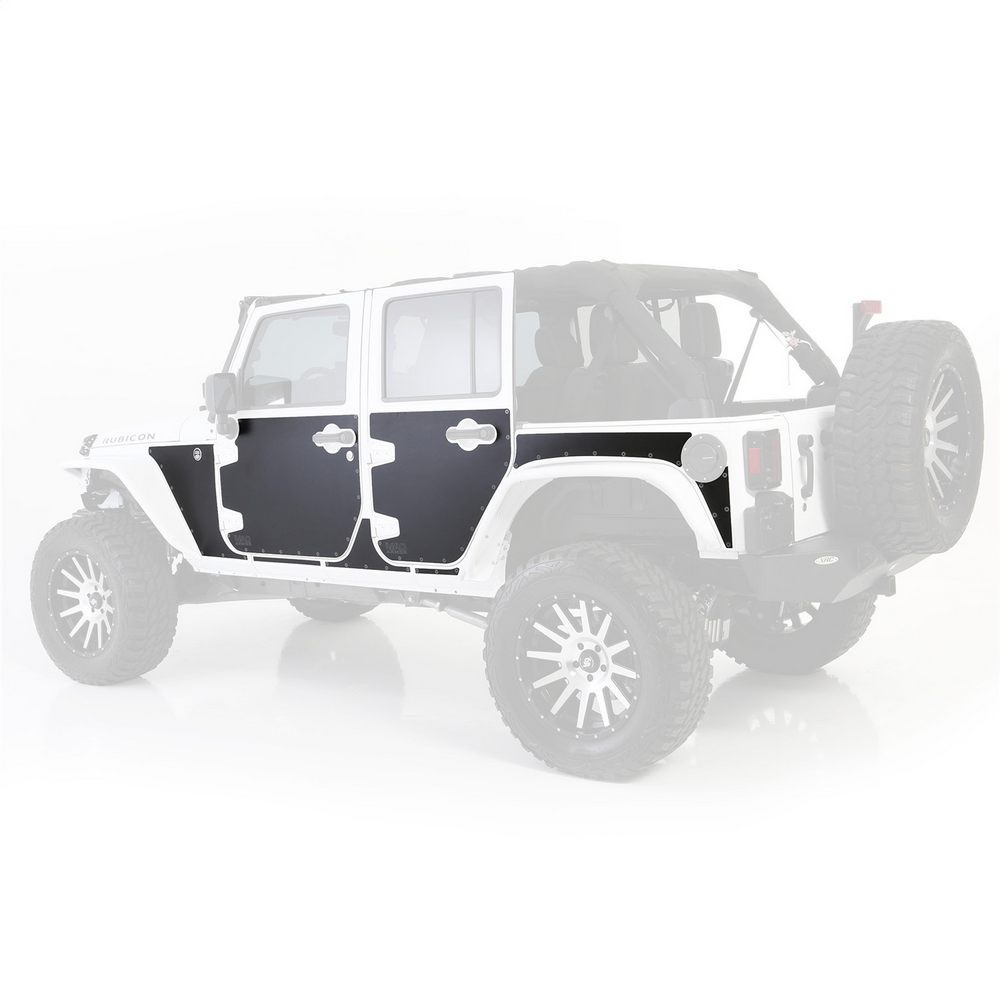 Smittybilt 76994 Mag-Armor (Magnetic Trail Skins) – Black For 2007-2018 Jeep JK