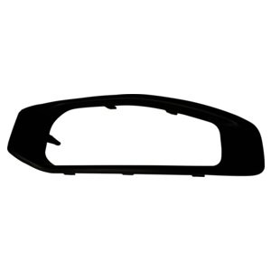 Crown Automotive Black Front Bumper Applique for Jeep Replacement