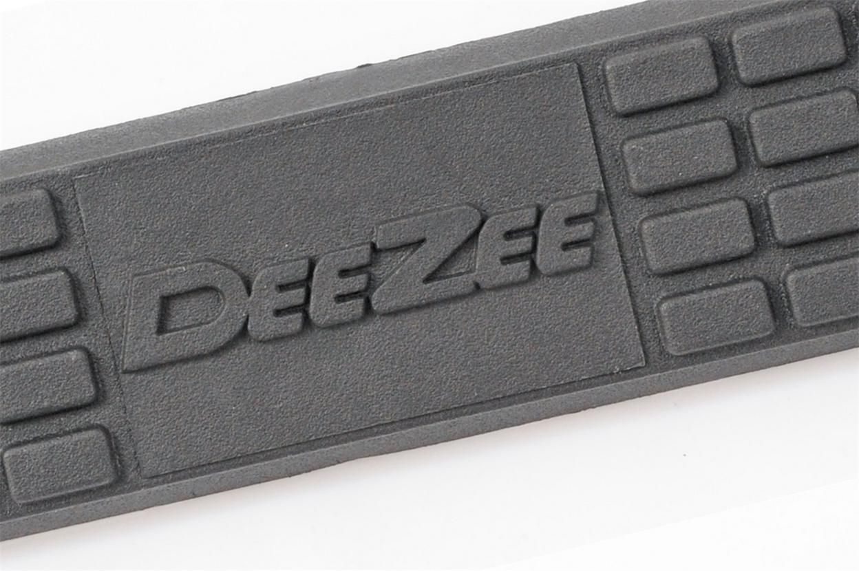 Dee Zee UltraBlack Powder Coated Steel Side Steps 3 in. Round Cab Length +BLK/NB
