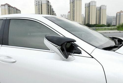 For Lexus ES 2019-2025 abs Gloss Black Side Rearview Mirror Cover Trim 2PCS
