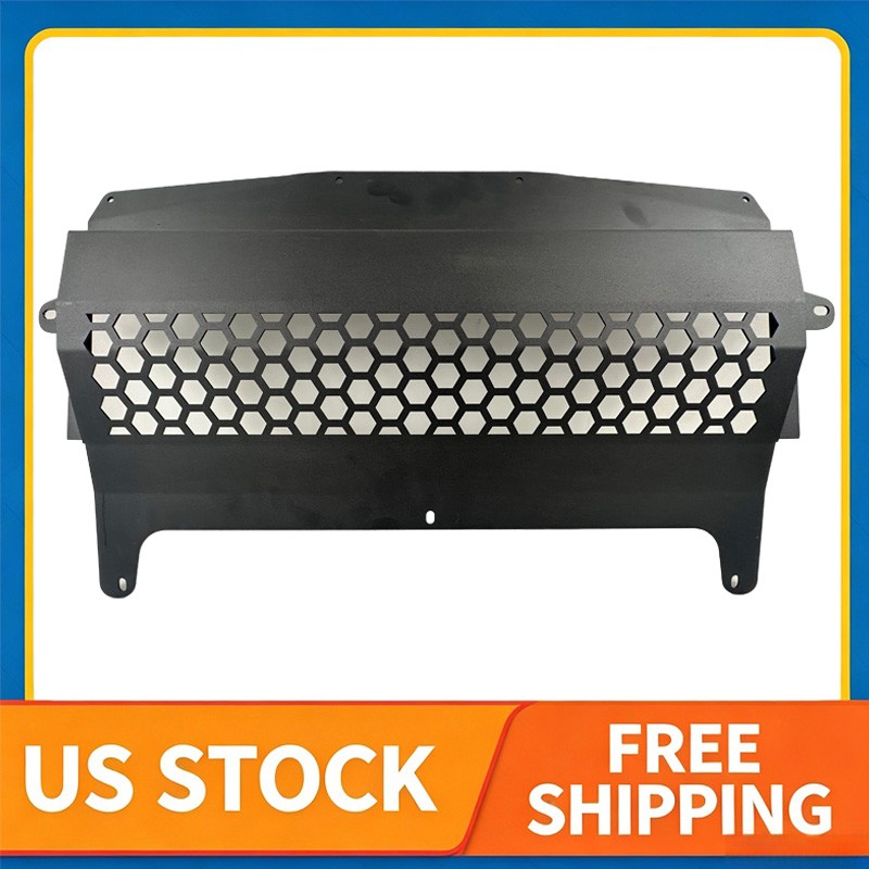 For BWM S55 F80 M3 F82 F83 M4 3.0L Turbo Black Aluminum Oil Cooler Skid Plate