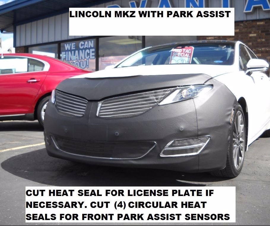 Lebra Front End Mask Cover Bra Fits 2013-2016 Lincoln MKZ with Park Assist